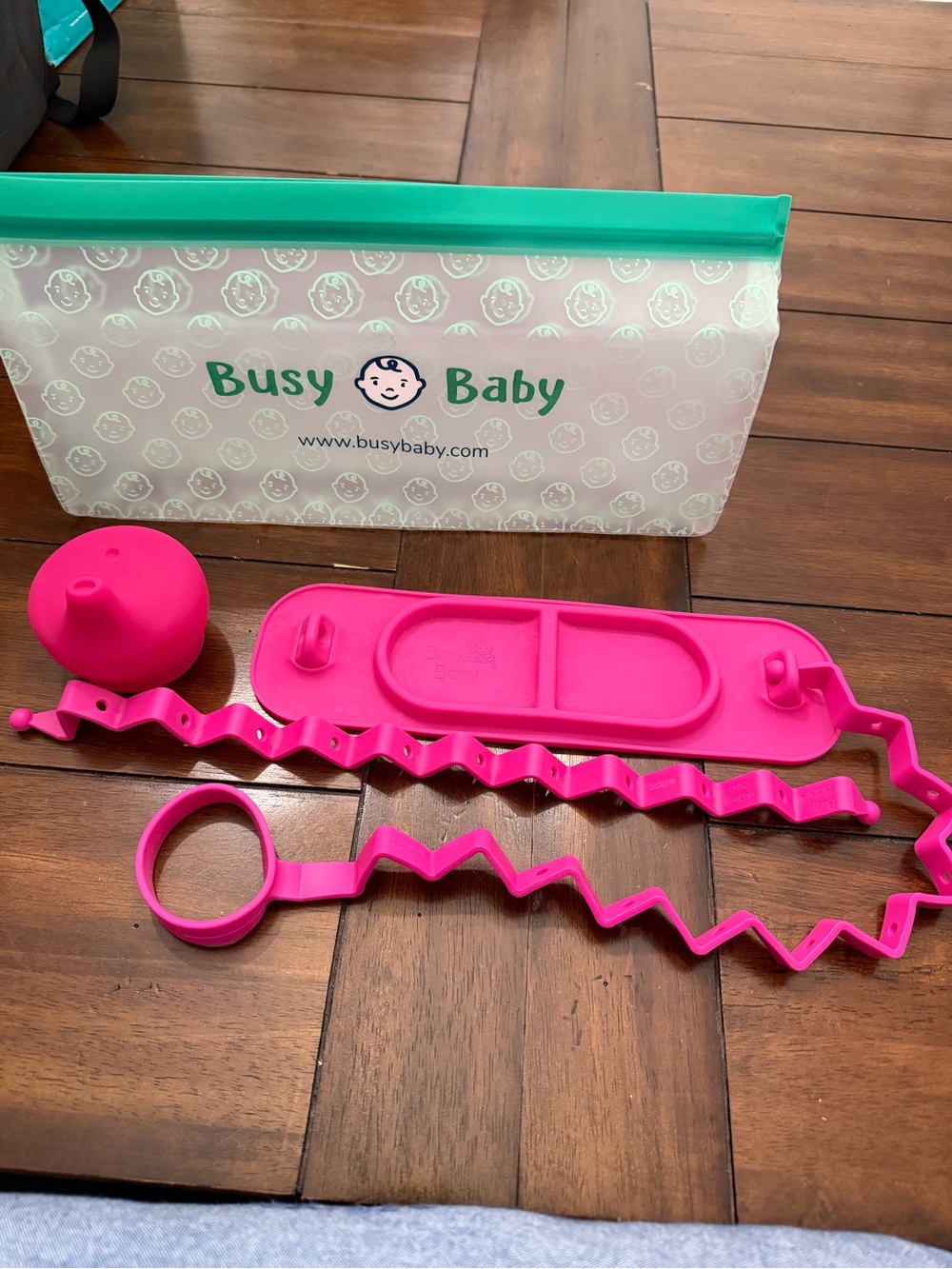 Pink Silicone Busy Baby Activity Set for Kids